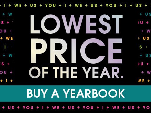 back to school yearbook sale graphic
